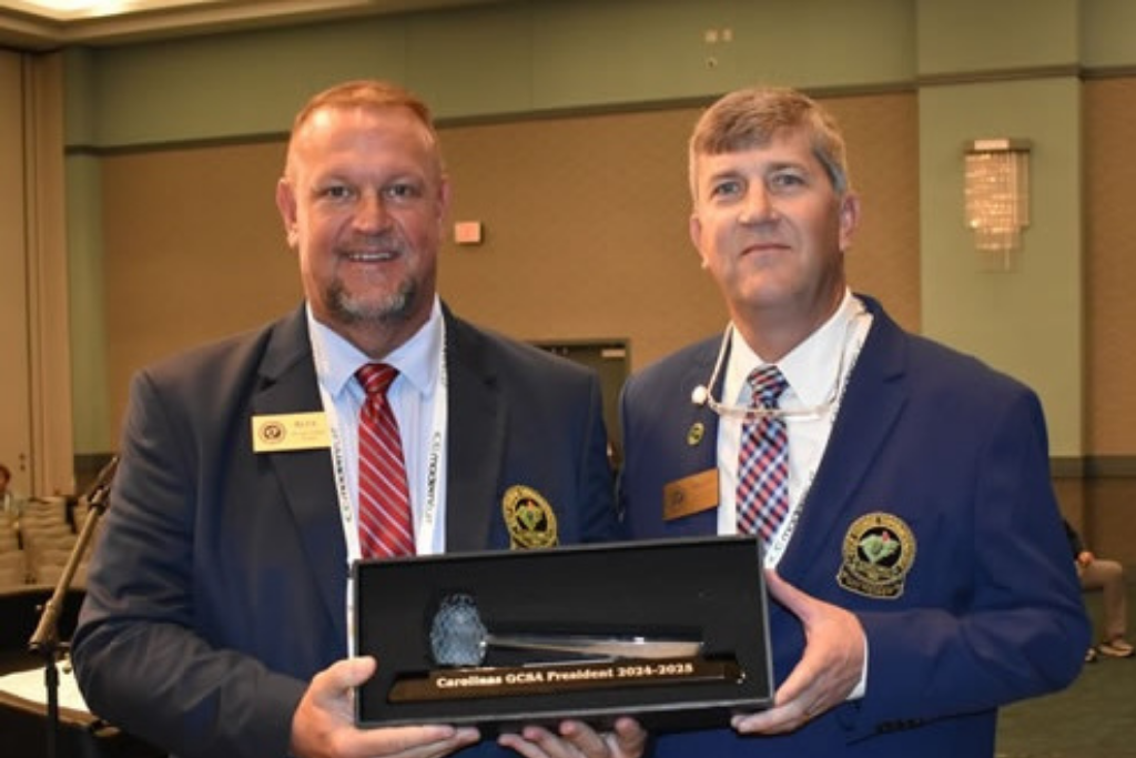 Brian Green named 52nd president of the Carolinas Golf Course Superintendents Association